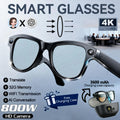 2026 Smart AI Glasses 1080P HD Camera M02 Ultra ChatGPT 3600mAh Charging Case Power Bank 32GB Translation Music Video Sunglasses