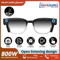 2026New AI Smart Glasses 120+Language Translation 800W Pixel Camera Video Music Player Call Business 8K Color Change Glasses Men