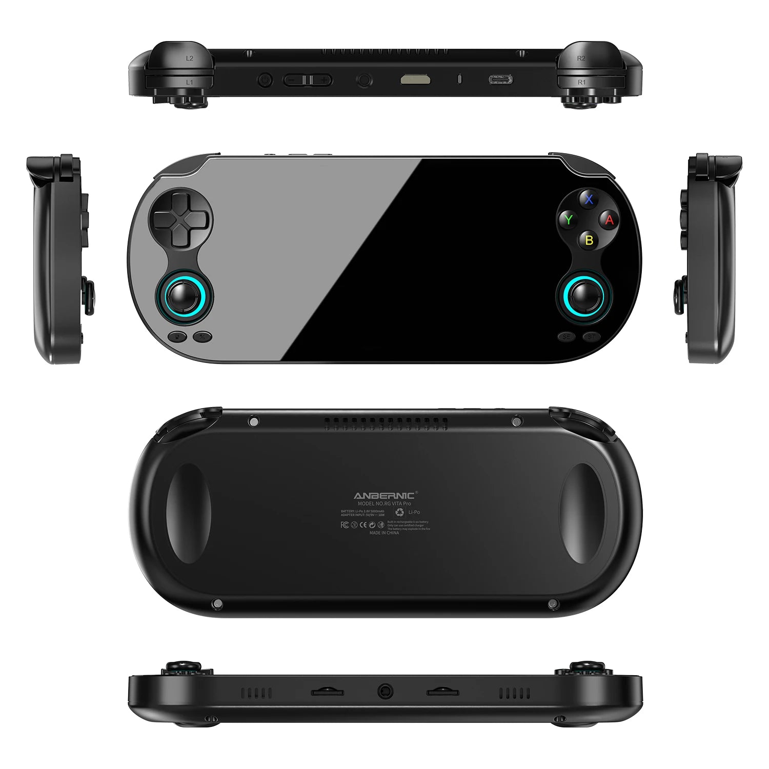 Anbernic RG VITA / RG VITA Pro Handheld Game Console IPS Touchscreen 5000mAh Video Gaming Player Supports AI Streaming RixelHK