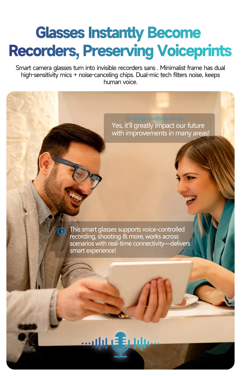 2025 smart glasses bluetooth camera Recording Videos AI Photo Recognition Answer 100+ Languages Translation Music Play Men Women