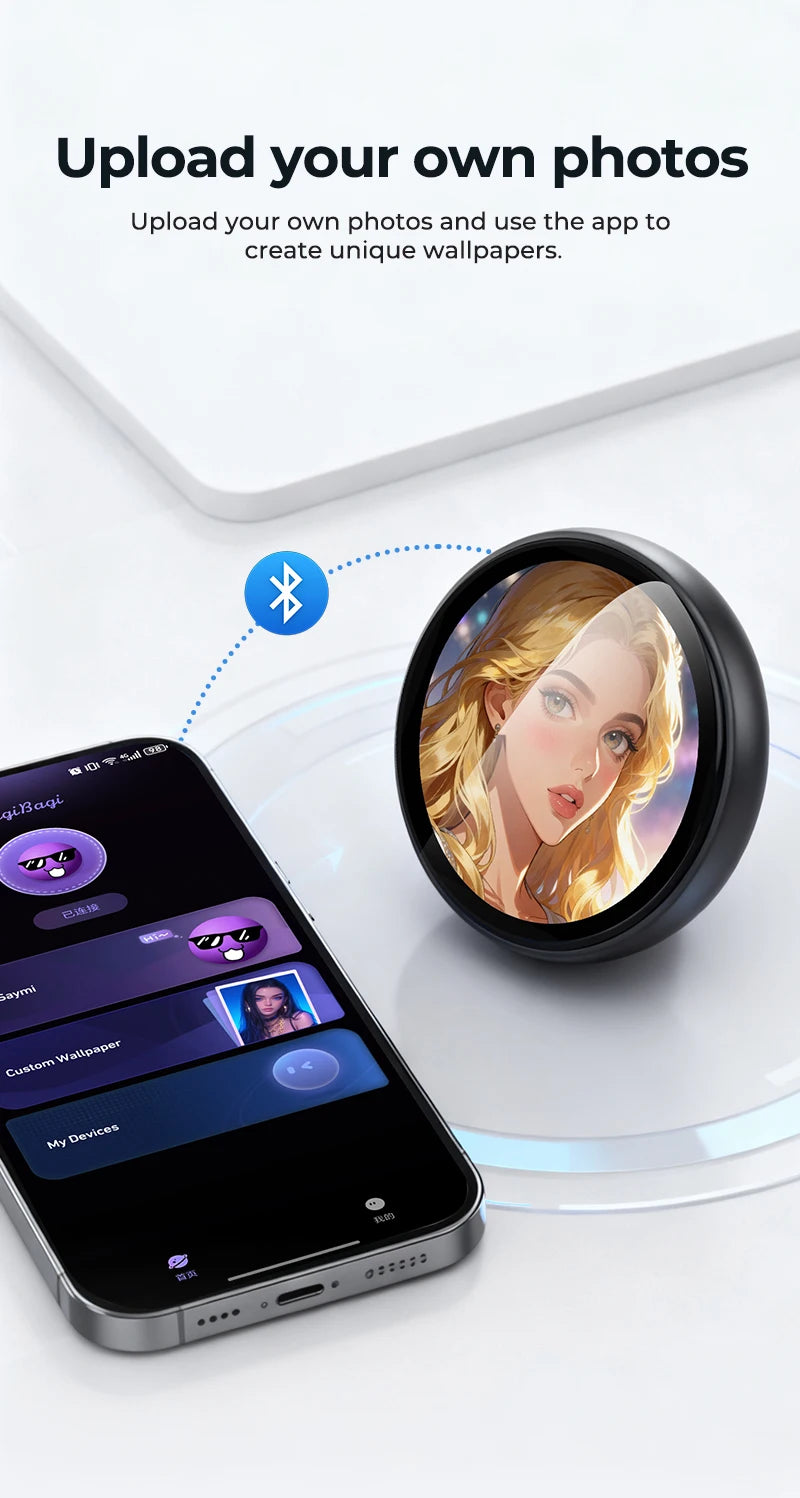 Ultra-thin AI Voice Translator ZNP Z01 Instant Professional Portable Magnetic Smart Voice Translation Display Touch Control