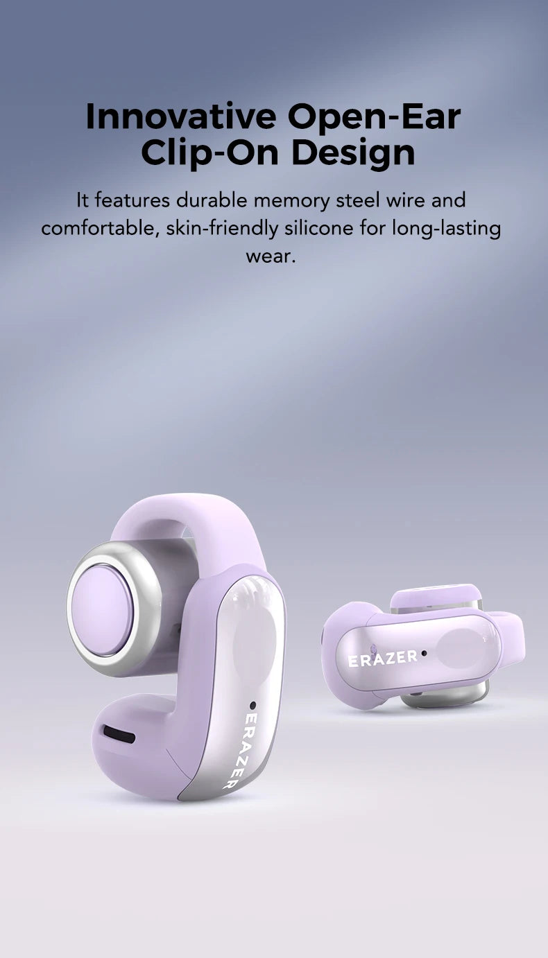 ERAZER XF28 Bluetooth V6.0 Translation Earphones Open-ear True Wireless EarbudsOffice Travel,ASMR Headset APP