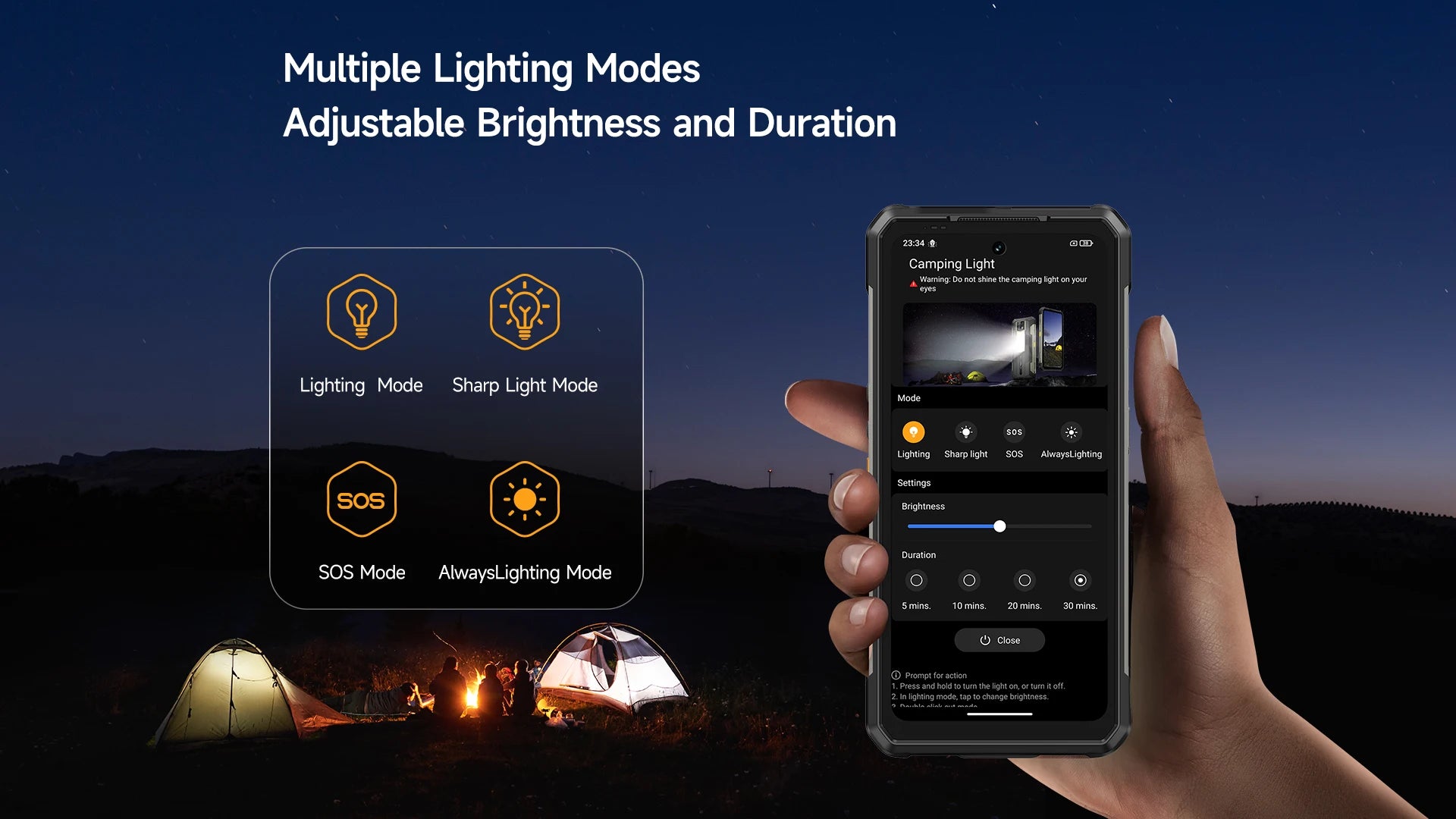 Ulefone Armor 34 Pro+ 5G Rugged Smartphone 16GB+512GB 25500mAh Built-in Projector 64MP Night Vision 6.95'' 120Hz NFC Android 15