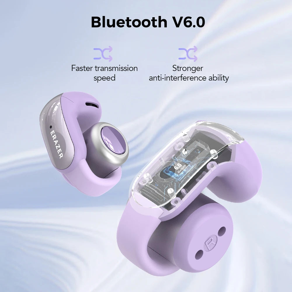 ERAZER XF28 Bluetooth V6.0 Translation Earphones Open-ear True Wireless EarbudsOffice Travel,ASMR Headset APP
