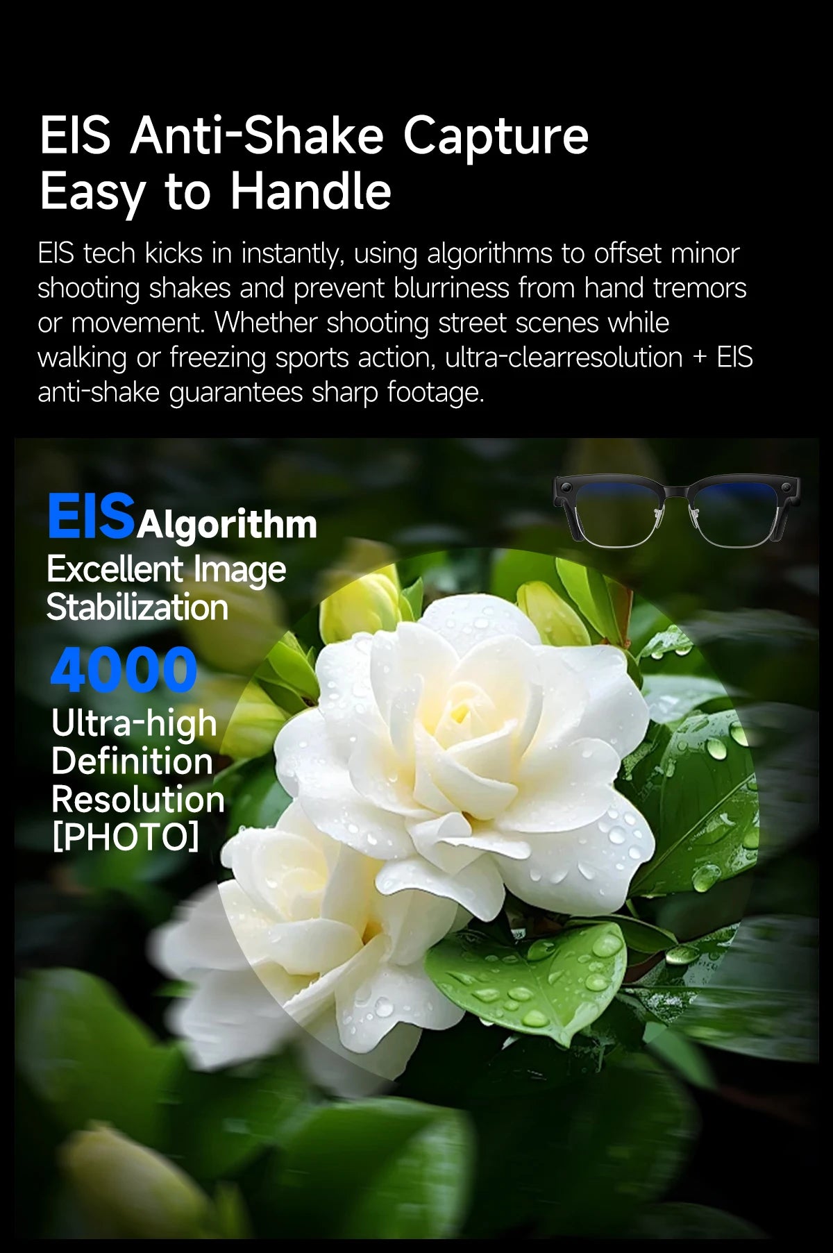 2026 New Upgrade Smart Glasses With Camera Video Recording AI Photo Recognition Bluetooth Call Translation Voice Sunglasses Men