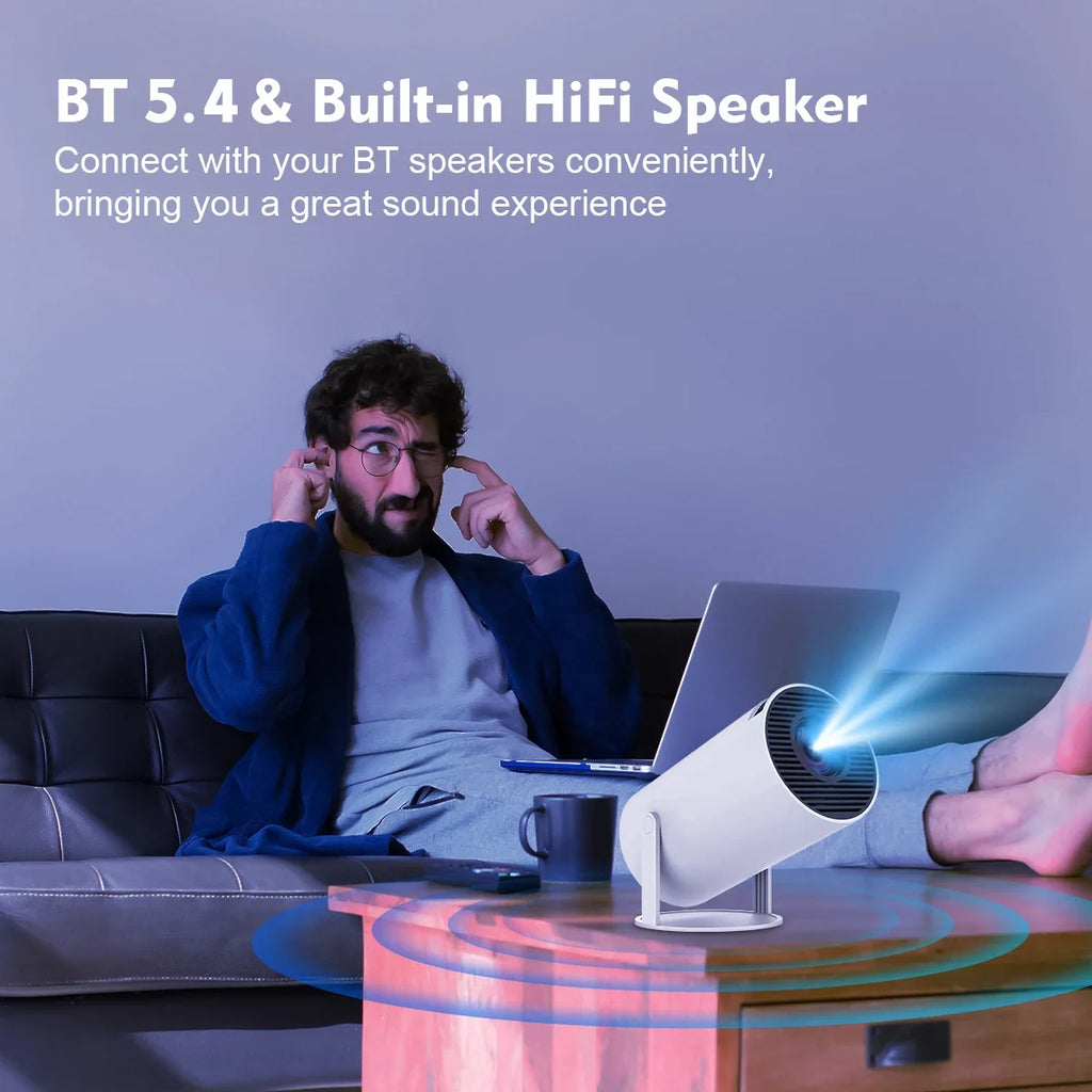 Magcubic Mini Portable HY300 Pro Projector 8K Full HD Native 720P 290 ANSI BT5.4 Android 14 Home Theater Outdoor Projector