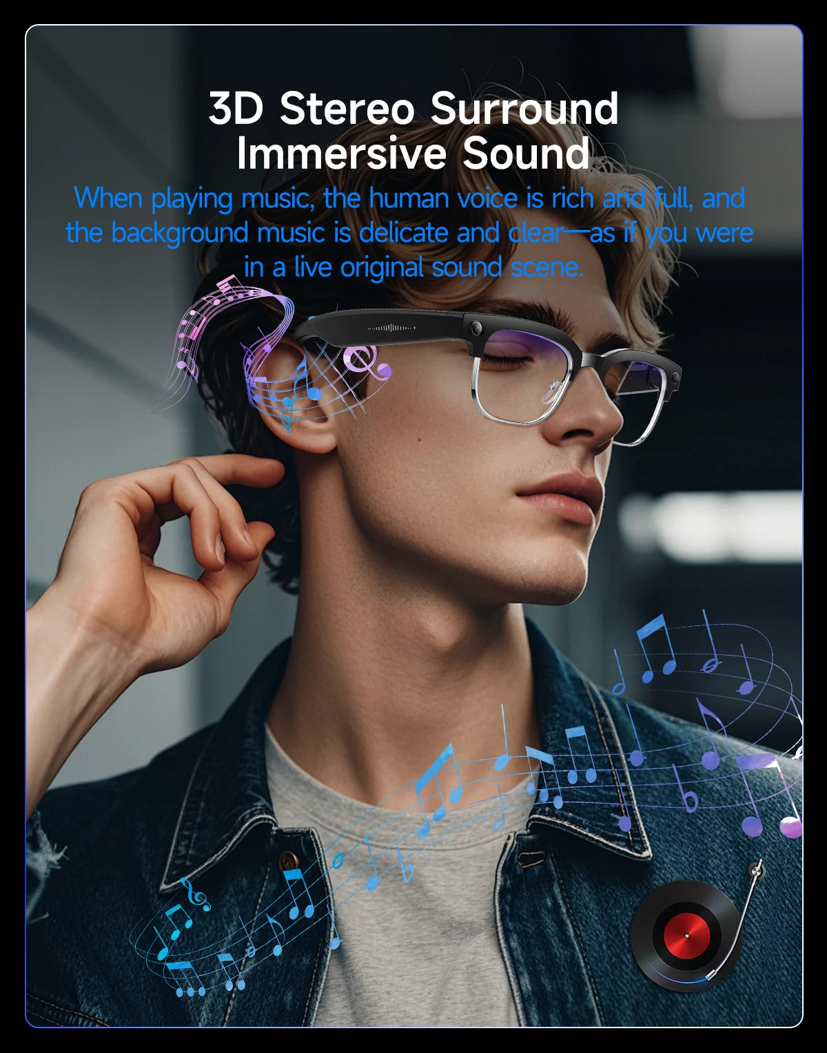 2026 New Upgrade Smart Glasses With Camera Video Recording AI Photo Recognition Bluetooth Call Translation Voice Sunglasses Men