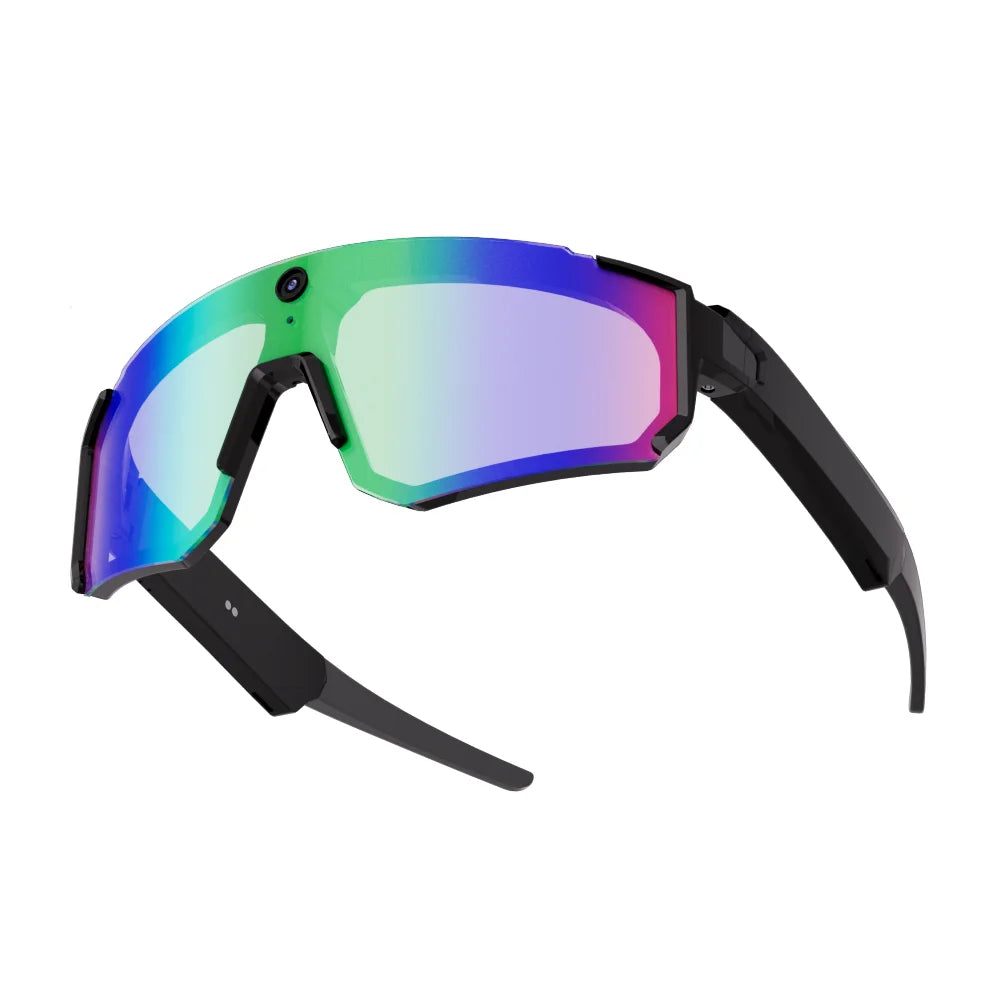 4K Polarized Sunglasses AI Smart HD 800W Camera Bluetooth Call Translation For Men Cycling Anti Glare Driving UV400 IP54 Goggles