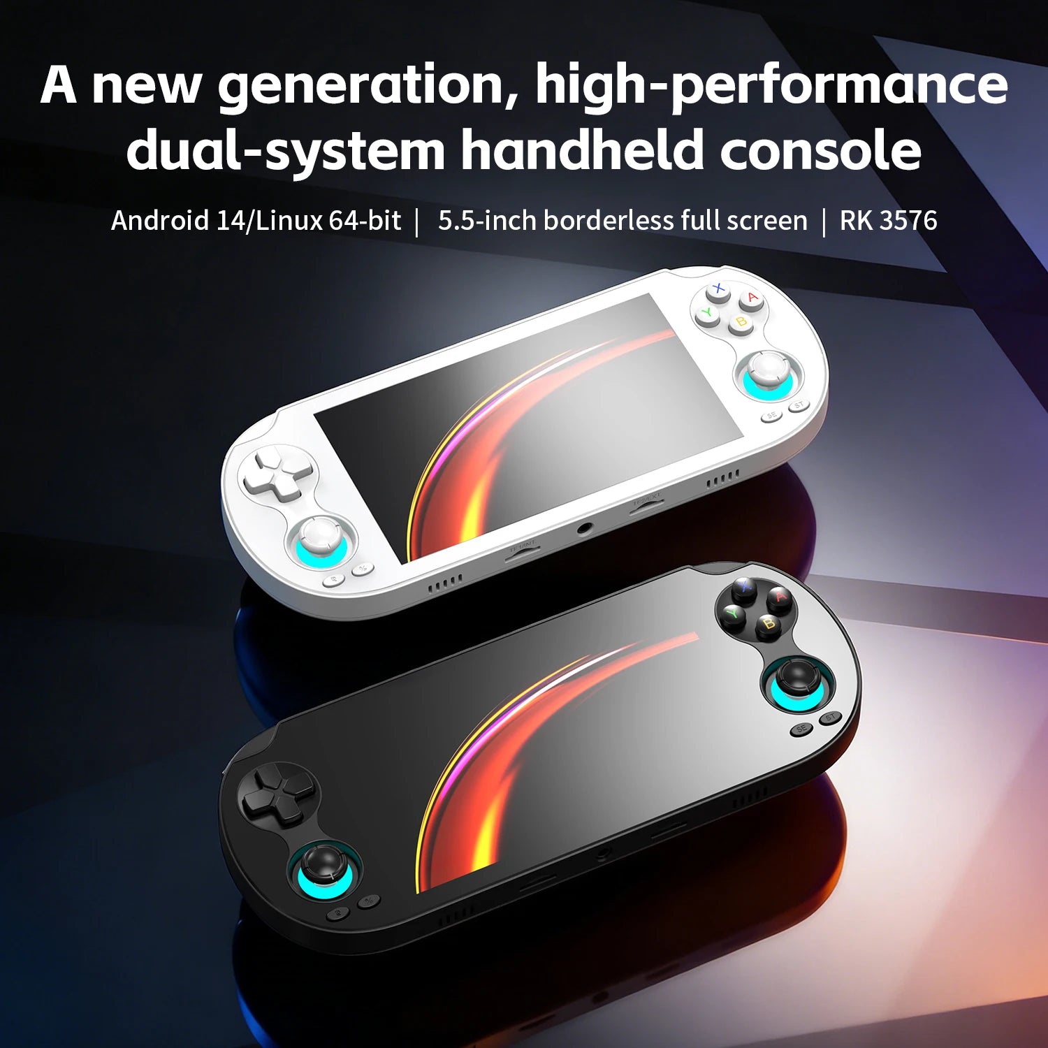 Anbernic RG VITA / RG VITA Pro Handheld Game Console IPS Touchscreen 5000mAh Video Gaming Player Supports AI Streaming RixelHK