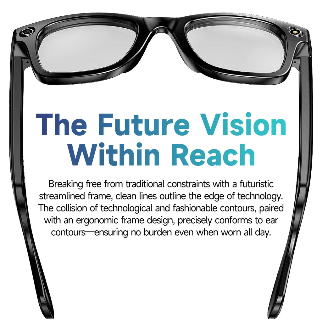 2025 smart glasses bluetooth camera Recording Videos AI Photo Recognition Answer 100+ Languages Translation Music Play Men Women