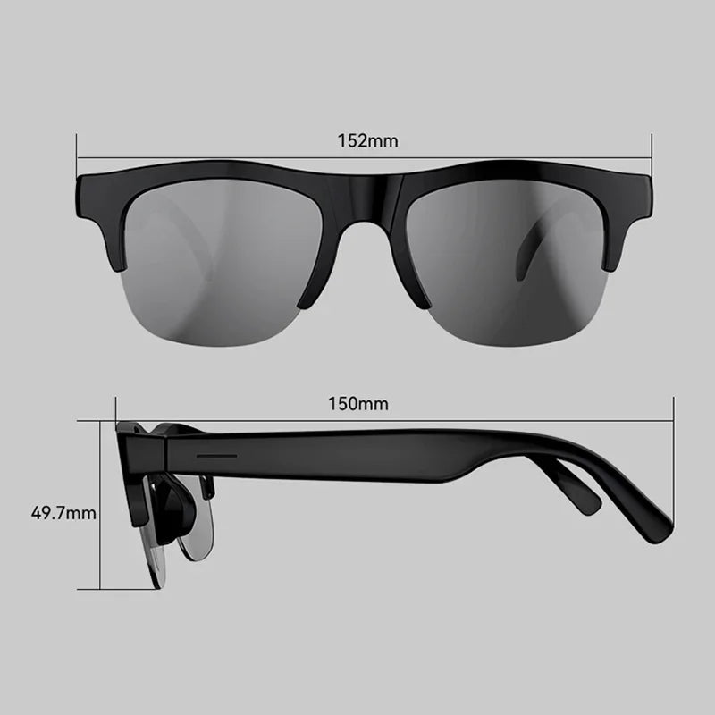 Lenovo 8K HD AI Smart Glasses AI Translation Hands-Free Calling AI Chat Logging Music Playback Smart Sunglasses for Men 2026 Ne