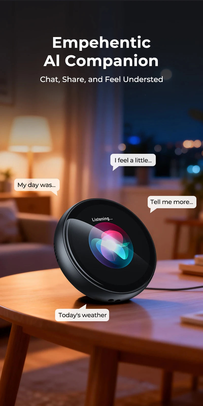 Ultra-thin AI Voice Translator ZNP Z01 Instant Professional Portable Magnetic Smart Voice Translation Display Touch Control