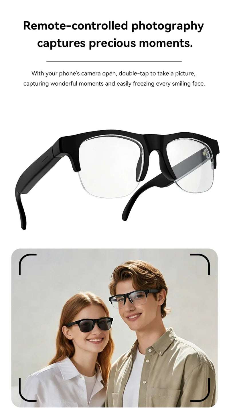 Lenovo 8K HD AI Smart Glasses AI Translation Hands-Free Calling AI Chat Logging Music Playback Smart Sunglasses for Men 2026 Ne