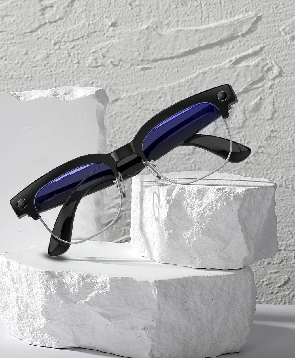 2026 New Upgrade Smart Glasses With Camera Video Recording AI Photo Recognition Bluetooth Call Translation Voice Sunglasses Men