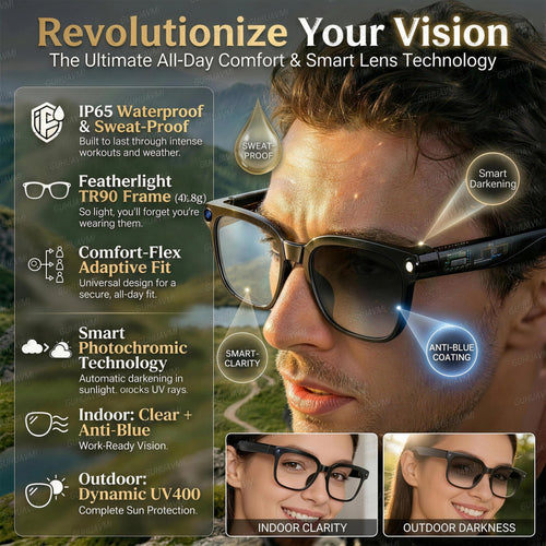 2026 New 8K HD AI Smart Glasses Men Chat GPT 800MP Camera Bluetooth Call AI Translation Voice Assistant Control Sunglasses Women