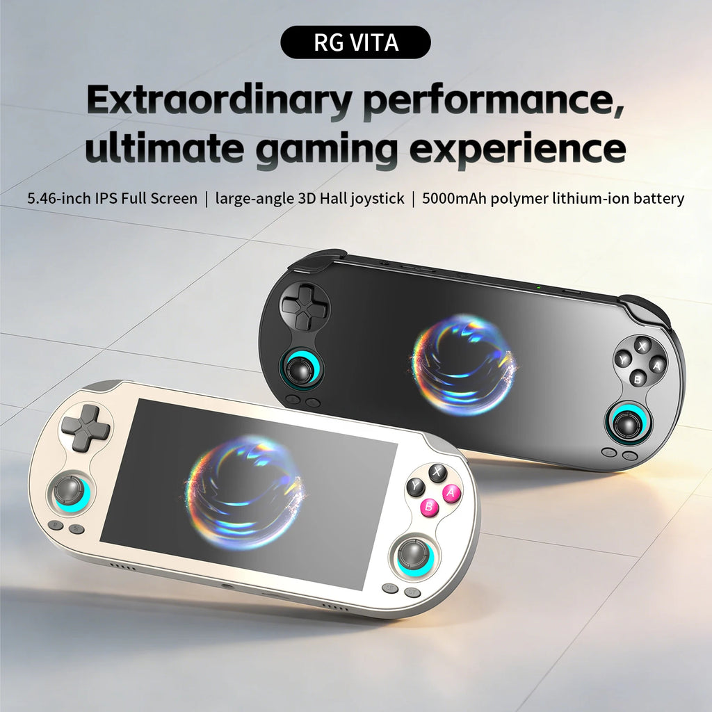 Anbernic RG VITA / RG VITA Pro Handheld Game Console IPS Touchscreen 5000mAh Video Gaming Player Supports AI Streaming RixelHK